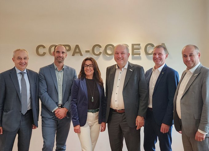 Rinnovate di un anno le cariche del Copa Cogeca, con le cooperative italiane che mantengono la vicepresidenza della Cogeca