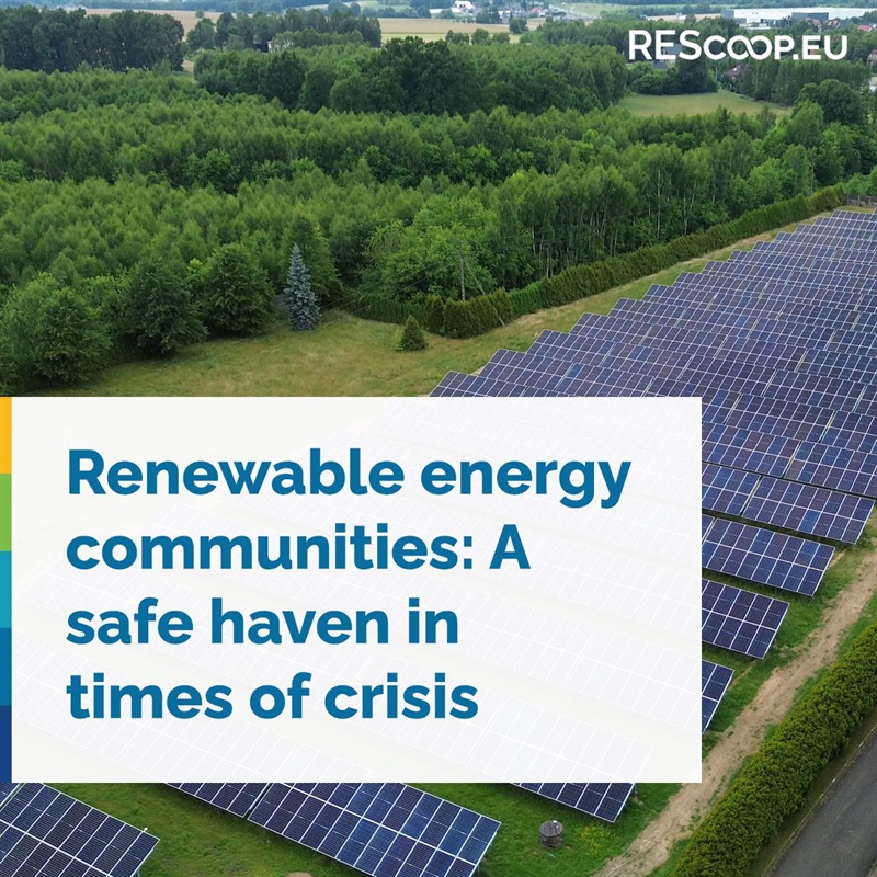 Comunità basate sulle energie rinnovabili: un rifugio sicuro in tempi di crisi