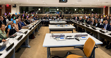 La sede delle Nazioni Unite a New York ospita il simposio internazionale dell'Associazione bancaria cooperativa internazionale (ICBA)