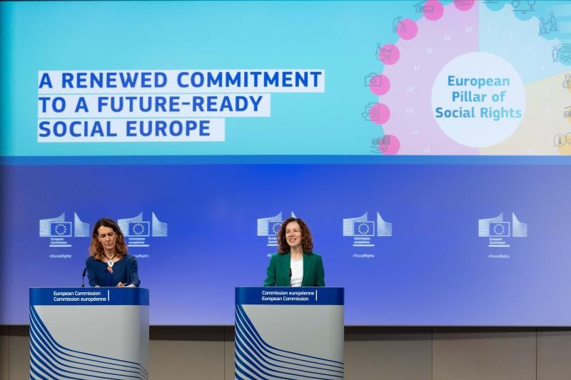 Pilastro europeo dei diritti sociali: la Commissione rinnova l’impegno per un’Europa sociale più forte e inclusiva
